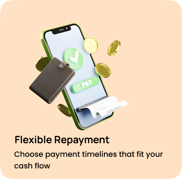 Flexible repayment benefit graphic